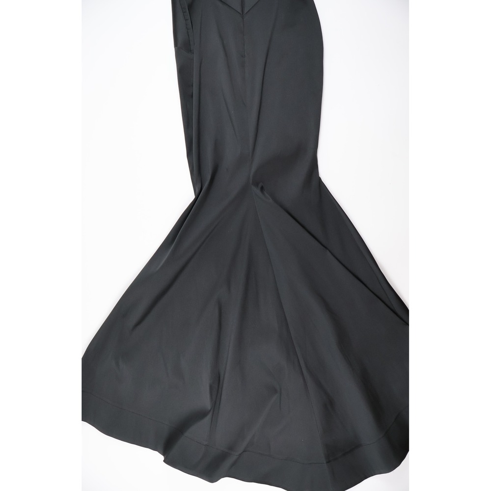 CRISTALLINI Gown Mermaid Strapless Black Solid 4 NWT - Picture 3 of 16